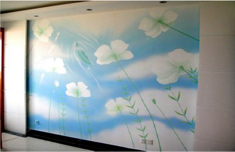 仁怀画墙绘怎么画好白云的蓬松感？