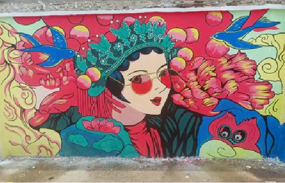 仁怀墙体彩绘-网红墙