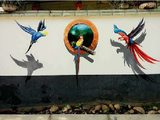 仁怀视觉错位-3D墙绘设计