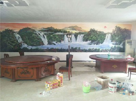 仁怀墙绘-写实风景